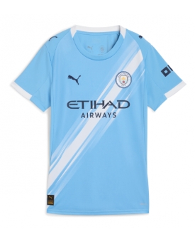 Manchester City Maglia Gara Casa Repliche 2025-26 Donna Maniche Corte